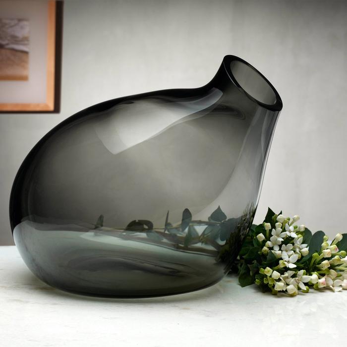 Nude Glass Bubble Vase - Rauchig