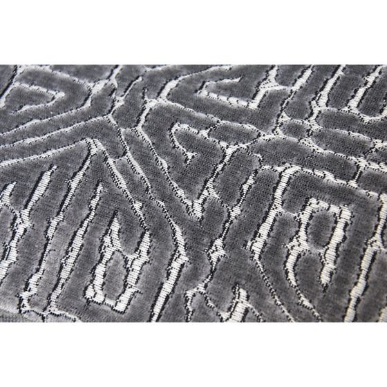 Kissen Maze grey 60x40 cm Kollektion Rohleder exklusiv
